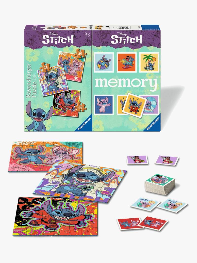 Ravensburger Disney Lilo & Stitch Puzzle 3-in-1 + Memospiel Ravensburger Disney Lilo & Stitch Puzzle 3-in-1 + Memospiel von Ravensburger