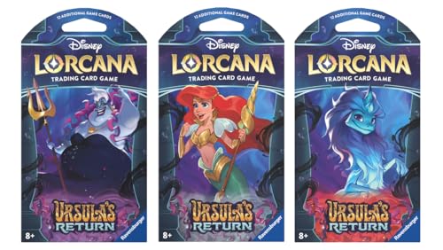 Ravensburger Disney Lorcana TCG: Ursula's Return Booster-Pack für Kinder ab 8 Jahren von Ravensburger