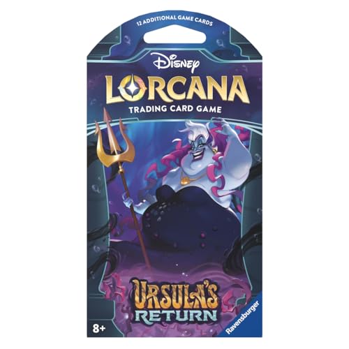 Ravensburger Disney Lorcana TCG: Ursula's Return sortiertes einzelnes Booster-Pack (12 Karten) für Kinder ab 8 Jahren Ravensburger Disney Lorcana TCG: Ursula's Return sortiertes einzelnes Booster-Pack (12 Karten) für Kinder ab 8 Jahren von Ravensburger