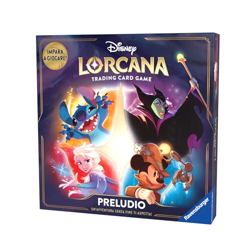 Ravensburger - Disney Lorcana TCG: Vorspiel, Starter-Set, Kartenspiel, Sammelkarten, Spiel für Erwachsene und Kinder, Geschenkidee 8+ Jahre, italienische Ausgabe Ravensburger - Disney Lorcana TCG: Vorspiel, Starter-Set, Kartenspiel, Sammelkarten, Spiel für Erwachsene und Kinder, Geschenkidee 8+ Jahre, italienische Ausgabe von Ravensburger