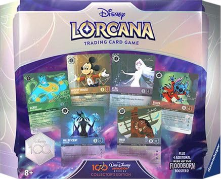 Ravensburger Disney Lorcana TCG: D100 Collector's Edition Geschenkset | Deluxe-Sammelset mit über 200 Kunstwerken | Ultimatives Spielerlebnis für Kinder ab 8 Jahren Ravensburger Disney Lorcana TCG: D100 Collector's Edition Geschenkset | Deluxe-Sammelset mit über 200 Kunstwerken | Ultimatives Spielerlebnis für Kinder ab 8 Jahren von Ravensburger
