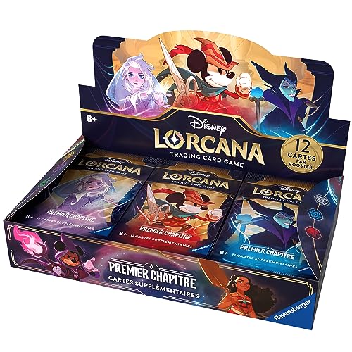 Ravensburger - Disney Lorcana: Erstes Kapitel – Sammelkartenspiel – 24 Booster – ab 8 Jahren – 12 Karten pro Booster – französische Version Ravensburger - Disney Lorcana: Erstes Kapitel – Sammelkartenspiel – 24 Booster – ab 8 Jahren – 12 Karten pro Booster – französische Version von Ravensburger