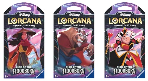 Ravensburger Disney Lorcana: Rise of the Floodborn TCG Booster Pack Sleeved for Ages 8 and Up Ravensburger Disney Lorcana: Rise of the Floodborn TCG Booster Pack Sleeved for Ages 8 and Up von Ravensburger