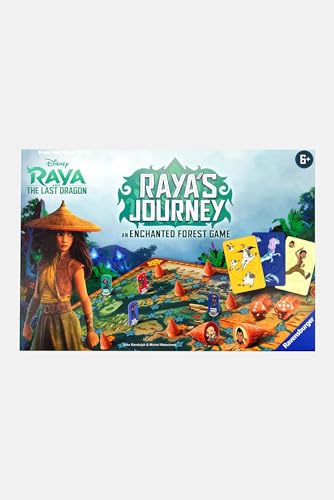 Ravensburger Disney Raya und der letzte Drache verzauberter Wald, Brettspiel für Kinder ab 6 Jahren – 2 bis 4 Spieler von Ravensburger