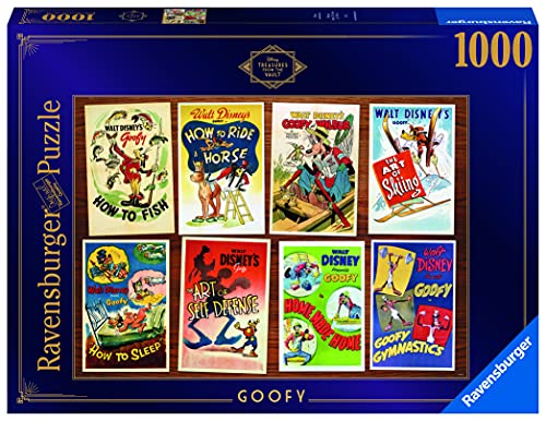 Ravensburger Disney Treasures from The Vault Goofy 1000 Piece Jigsaw Puzzle for Adults - 16855 - Every Piece is Unique, Softclick Technology Means Pieces Fit Together Perfectly - Amazon Exclusive Ravensburger Disney Treasures from The Vault Goofy 1000 Piece Jigsaw Puzzle for Adults - 16855 - Every Piece is Unique, Softclick Technology Means Pieces Fit Together Perfectly - Amazon Exclusive von Ravensburger