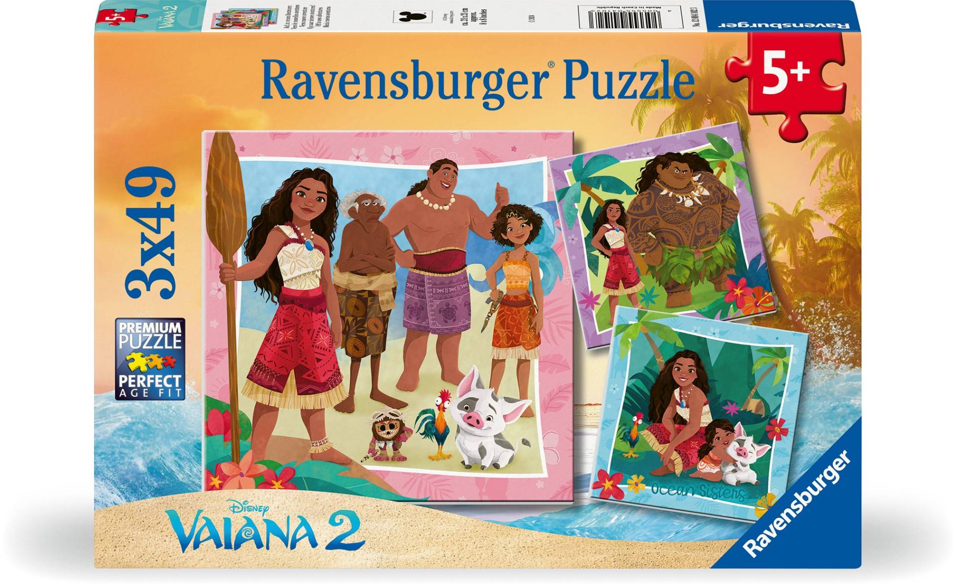 Ravensburger Disney Vaiana 2 Puzzles 3x49 Teile Ravensburger Disney Vaiana 2 Puzzles 3x49 Teile von Ravensburger
