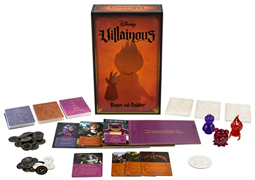 Ravensburger Disney Villainous Bigger and Badder Family Strategy Board Game for Adults & Kids Age 10 Years Up - Can Be Played as a Stand-Alone or Expansion von Ravensburger