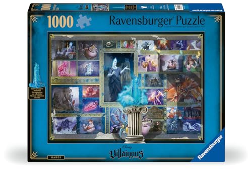 Ravensburger Disney Villainous: Hades und Figur, 1000 Teile Puzzle für Erwachsene - 12001116 - Handwerkliches Werkzeug, Made in Germany, jedes Teil zusammen von Ravensburger