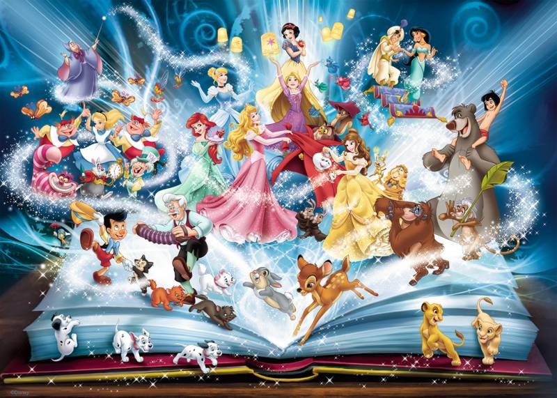 Ravensburger Disney's magisches Märchenbuch 1500 Teile Puzzle Ravensburger-00710 von Ravensburger