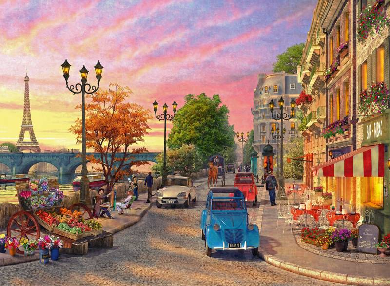 Ravensburger Dominic Davison: Abend in Paris 500 Teile Puzzle Ravensburger-00149 von Ravensburger