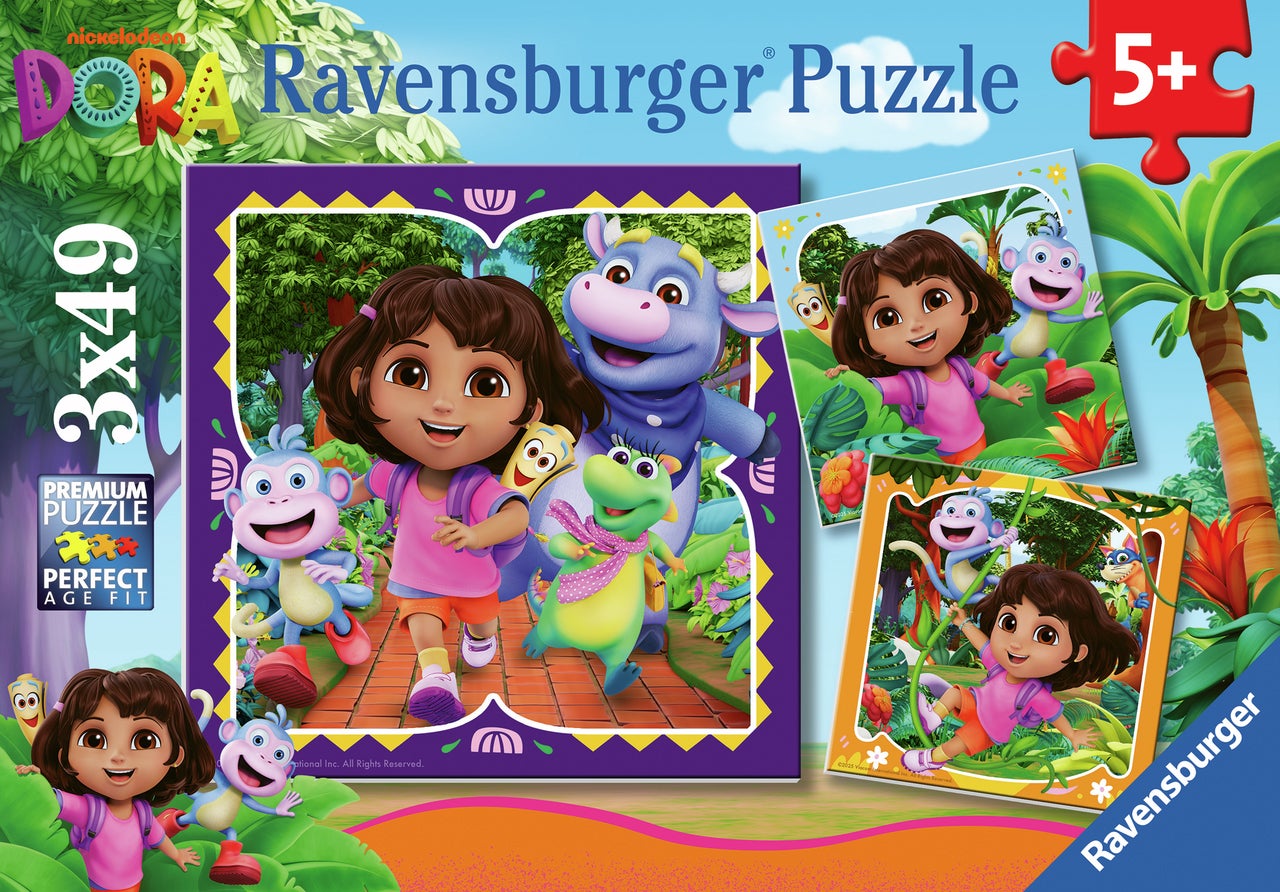 Ravensburger Dora The Explorer Puzzles 3x49 Teile Ravensburger Dora The Explorer Puzzles 3x49 Teile von Ravensburger