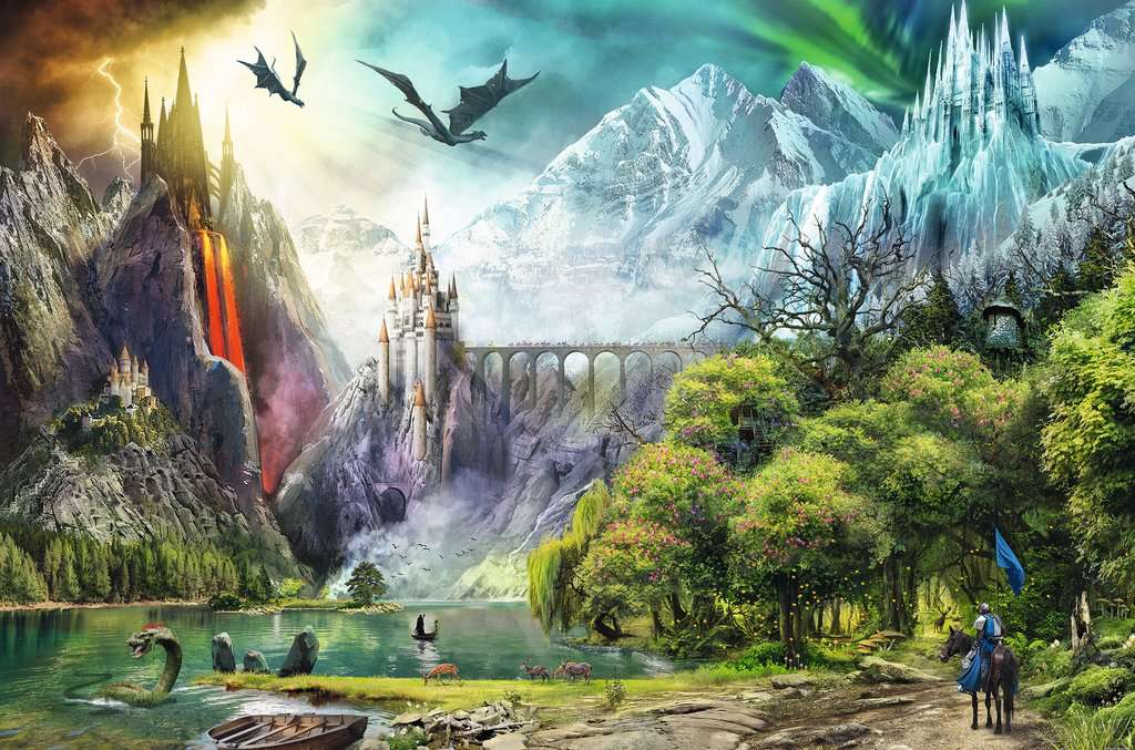 Ravensburger Dragons Reign 3000 Teile Puzzle Ravensburger-16462 von Ravensburger