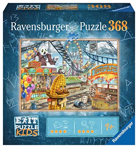 Ravensburger EXIT Puzzle Kids - 12926 Im Freizeitpark - 368 Teile Puzzle für Kinder ab 9 Jahren, Kinderpuzzle von Ravensburger