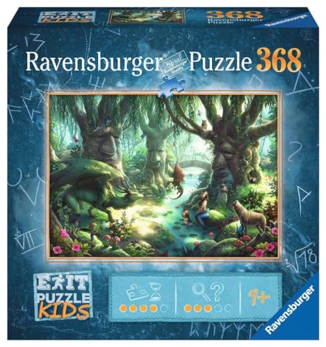 Ravensburger EXIT Puzzle Kids - 12955 Der magische Wald - 368 Teile Puzzle für Kinder ab 9 Jahren, Kinderpuzzle von Ravensburger
