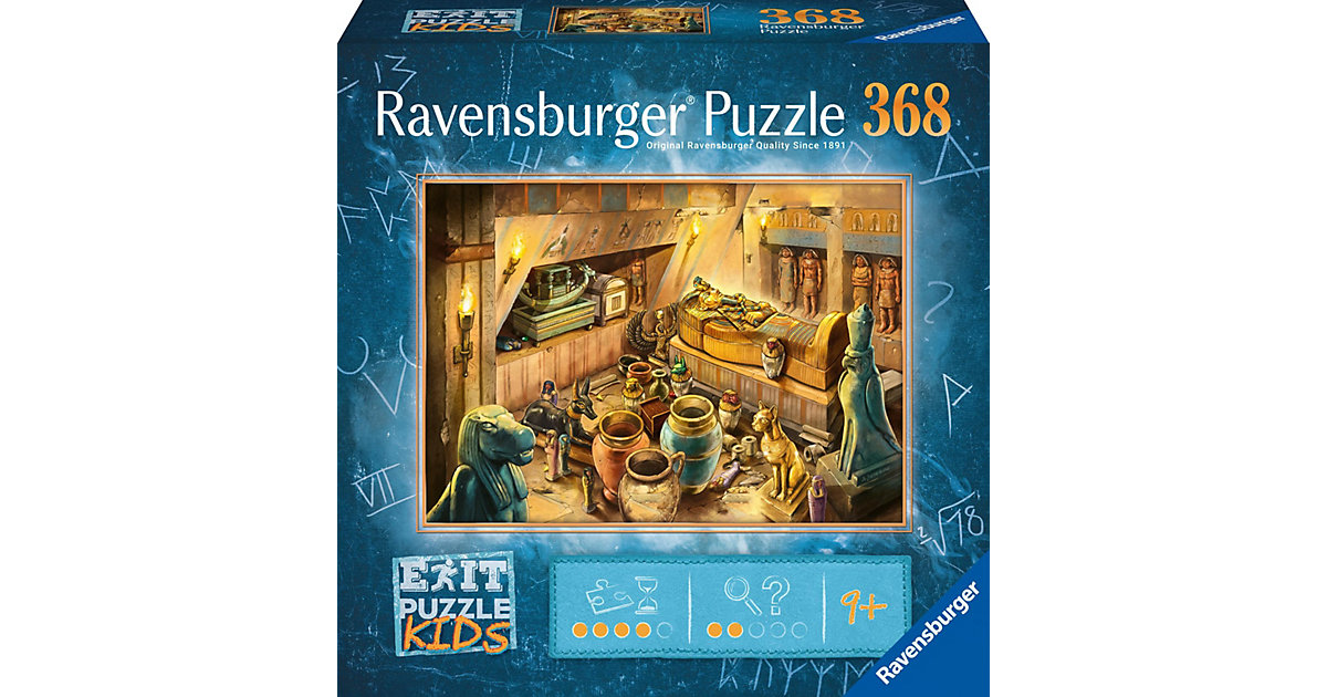 Ravensburger EXIT Puzzle Kids - 13360 Im Alten Ägypten - 368 Teile Puzzle Kinder ab 9 Jahren, Kinderpuzzle Kinder Ravensburger EXIT Puzzle Kids - 13360 Im Alten Ägypten - 368 Teile Puzzle Kinder ab 9 Jahren, Kinderpuzzle Kinder von Ravensburger