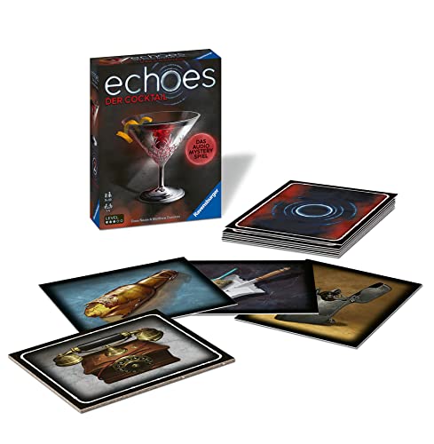 Ravensburger Echoes The Cocktail Audio Murder Mystery Spiel für Erwachsene und Kinder ab 14 Jahren - schnelle Spiele, Englische Ausgabe von Ravensburger