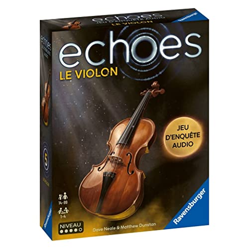 Ravensburger - Echoes die Violine – Audio-Ermittlungsspiel für Erwachsene und Kinder ab 14 Jahren – von 1 bis 4 Spielern – funktioniert mit kostenloser Smartphone-App – Unisex – 20943 – französische Ravensburger - Echoes die Violine – Audio-Ermittlungsspiel für Erwachsene und Kinder ab 14 Jahren – von 1 bis 4 Spielern – funktioniert mit kostenloser Smartphone-App – Unisex – 20943 – französische von Ravensburger