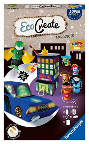 Ravensburger EcoCreate 18448 - Superheroes - Kinder ab 6 Jahren Ravensburger EcoCreate 18448 - Superheroes - Kinder ab 6 Jahren von Ravensburger