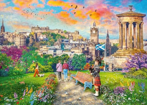 Ravensburger Edinburgh Romance 1000 Piece Jigsaw Puzzle for Adults and Kids Age 12 Years Up - Scotland, UK von Ravensburger