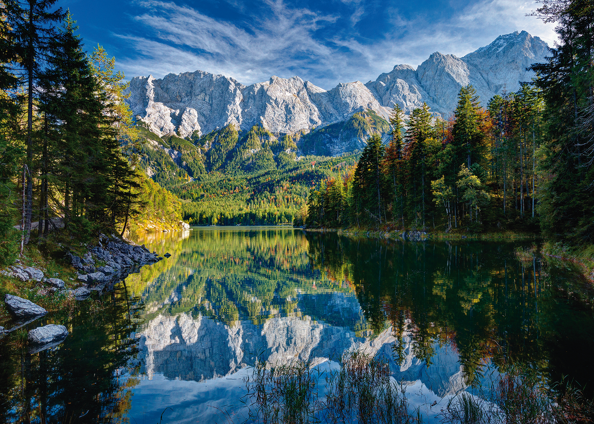Ravensburger Eibsee mit Wettersteingebirge und Zugspitze 1000 Teile Puzzle Ravensburger-00653 Ravensburger Eibsee mit Wettersteingebirge und Zugspitze 1000 Teile Puzzle Ravensburger-00653 von Ravensburger