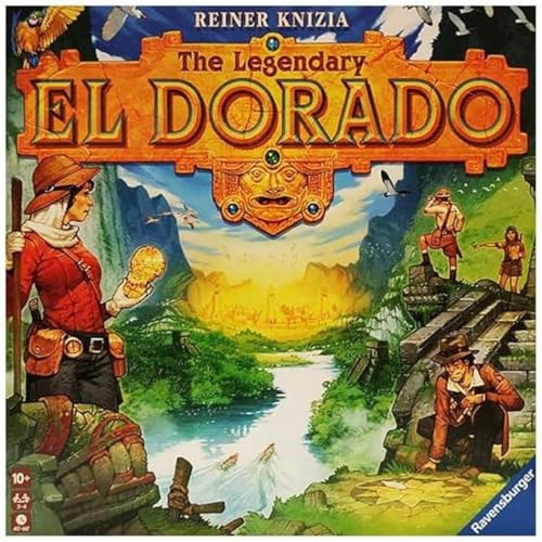 Ravensburger El Dorado Brettspiel, Strategiespiel, Familienspiel oder zum Spielen mit Freunden, ab 10 Jahren, für 2 bis 4 Spieler, spanische Version von Ravensburger