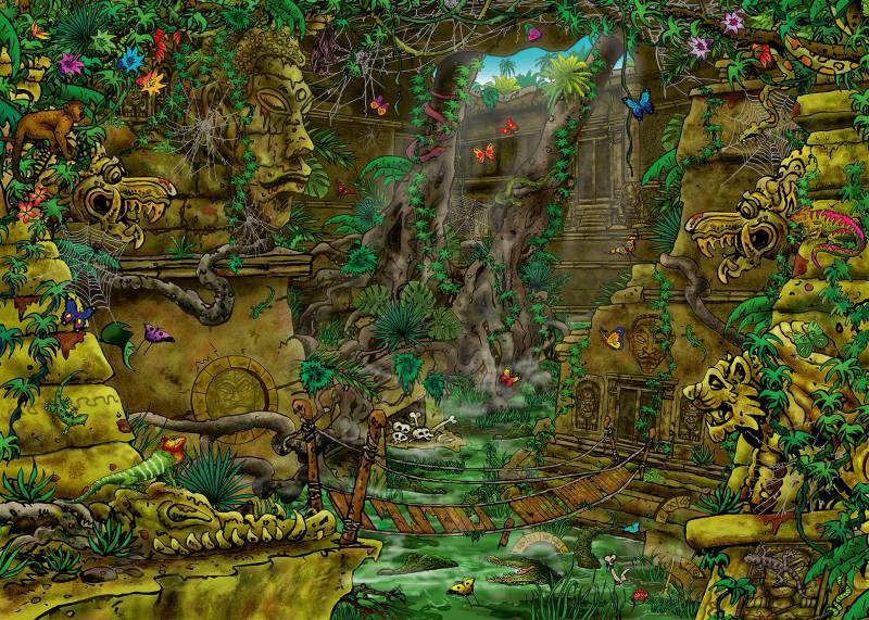 Ravensburger Escape Puzzle - Angkor Wat (auf Französisch) 759 Teile Puzzle Ravensburger-19957 von Ravensburger