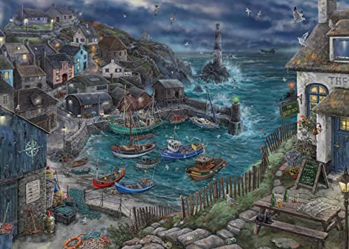 Ravensburger - Escape Puzzle - Der Leuchtturm - Für Erwachsene und Kinder ab 12 Jahren - 759 Teile, 1 Spielanleitung, 1 Lösungsumschlag - Inspiriert von Fluchtspielen - 17528 Ravensburger - Escape Puzzle - Der Leuchtturm - Für Erwachsene und Kinder ab 12 Jahren - 759 Teile, 1 Spielanleitung, 1 Lösungsumschlag - Inspiriert von Fluchtspielen - 17528 von Ravensburger