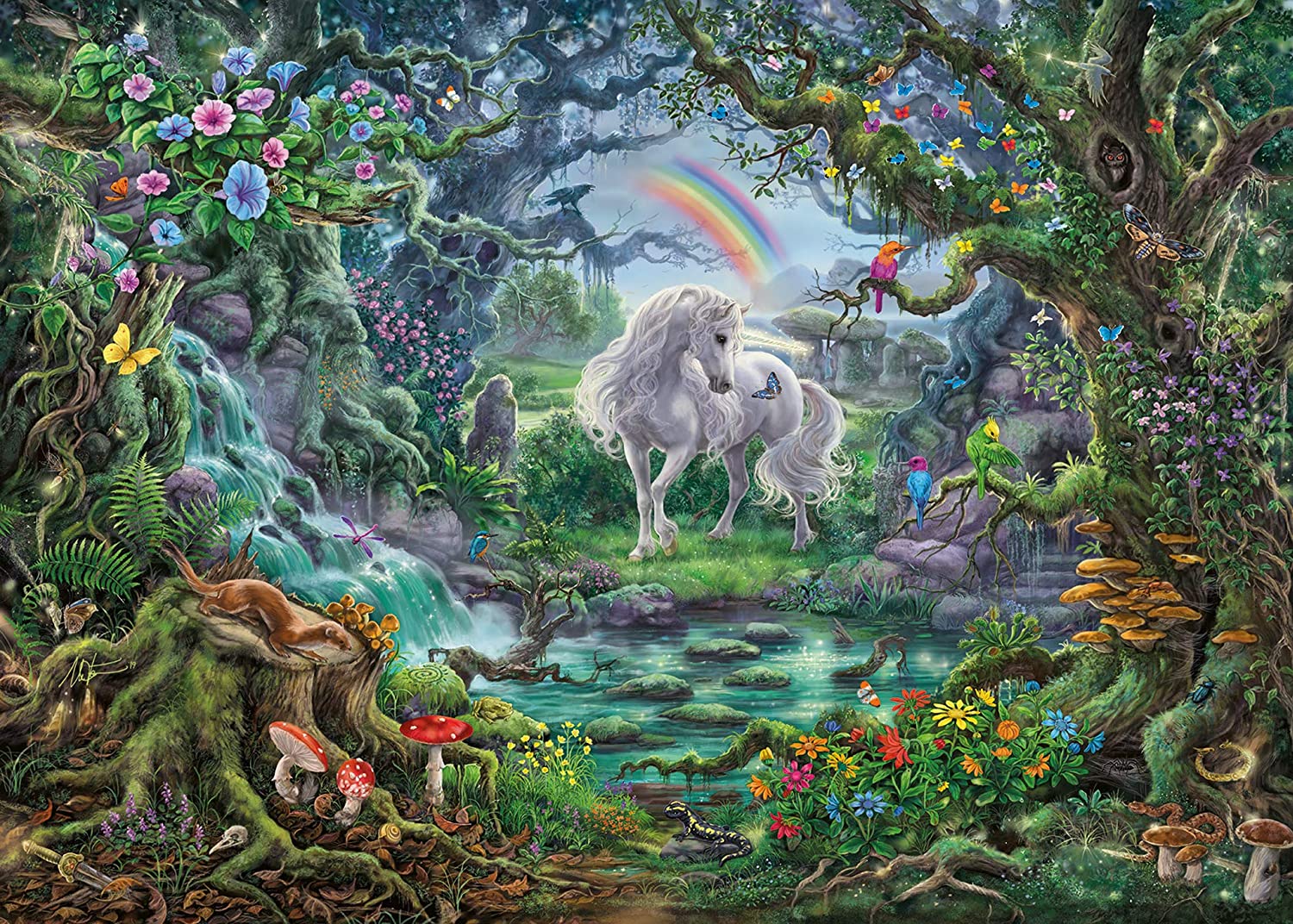 Ravensburger Escape Puzzle - Einhorn 759 Teile Puzzle Ravensburger-16512 von Ravensburger