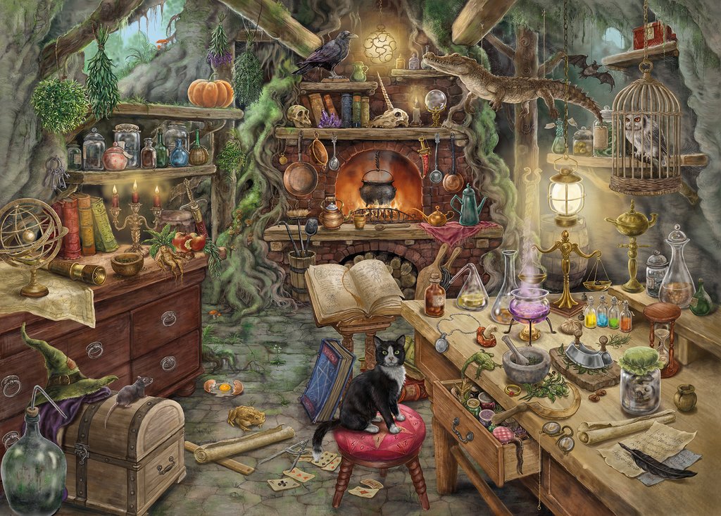 Ravensburger Escape Puzzle - Hexenküche (auf Französisch) 759 Teile Puzzle Ravensburger-19958 von Ravensburger