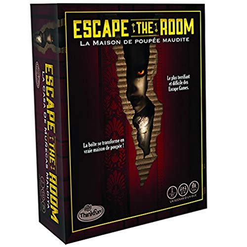Thinkfun - Escape The Room - Das verfluchte Puppenhaus - Escape Spiel - 3D Spielbrett - Kooperativ - für 1 bis 4 Spieler ab 13 Jahren - Ravensburger - 76372 - Französische Version von Ravensburger
