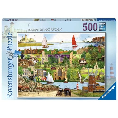 Ravensburger Escape to Norfolk 500 Piece Jigsaw Puzzles for Adults & Kids Age 10 Years Up von Ravensburger
