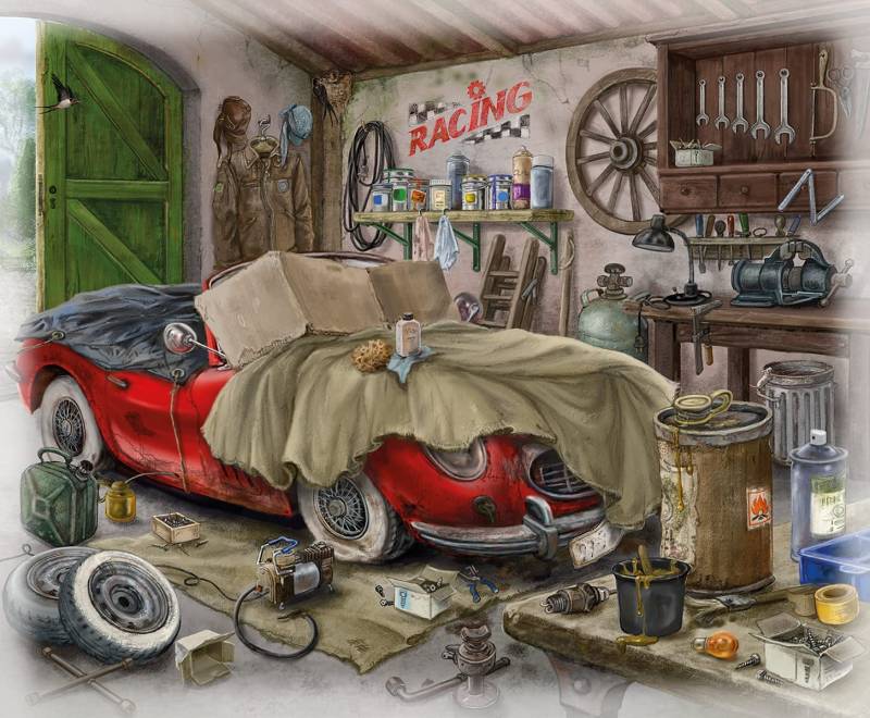 Ravensburger Exit Puzzle - Garage 99 Teile Puzzle Ravensburger-16882 von Ravensburger