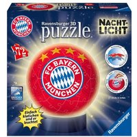 3D Puzzle Ravensburger Puzzle-Ball Nachtlicht - FC Bayern München 72 Teile von Ravensburger