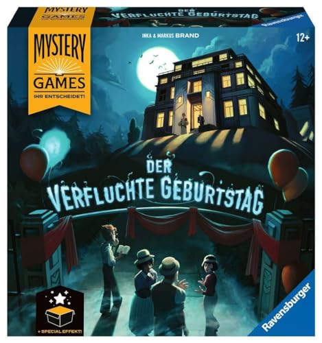 Ravensburger Familienspiel 26948 Mystery Games: Der verfluchte Geburtstag kooperatives Geschichten-Mystery-Spiel für 2-4 Spieler ab 12 Jahren Ravensburger Familienspiel 26948 Mystery Games: Der verfluchte Geburtstag kooperatives Geschichten-Mystery-Spiel für 2-4 Spieler ab 12 Jahren von Ravensburger