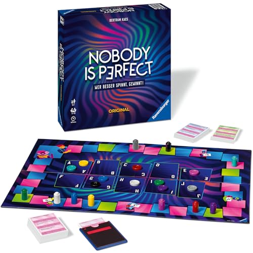 Ravensburger 26845 - Nobody is perfect - Kommunikatives Kartenspiel für die ganze Familie, Spiel für Erwachsene und Jugendliche ab 14 Jahren, für 3-10 Spieler von Ravensburger