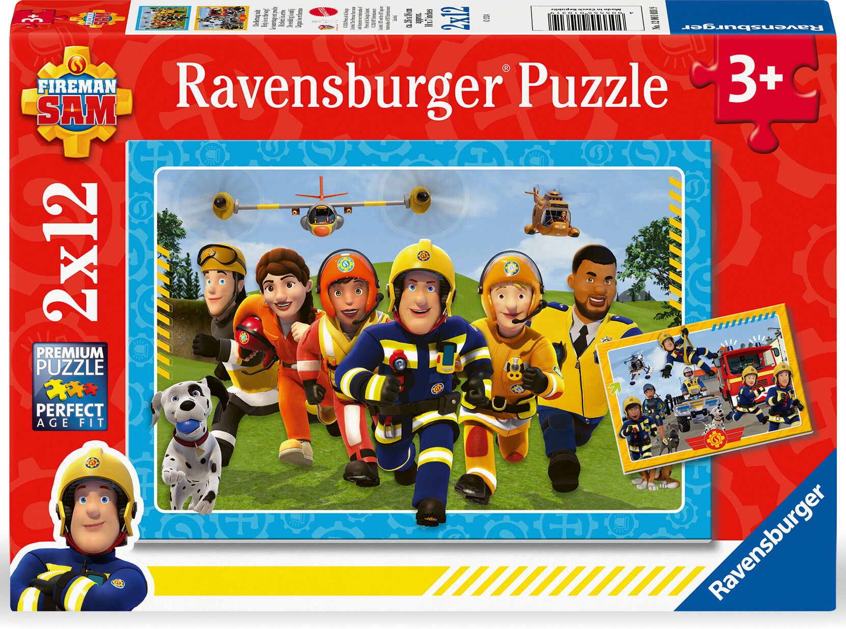Ravensburger Feuerwehrmann Sam Puzzles 2x12 Teile Ravensburger Feuerwehrmann Sam Puzzles 2x12 Teile von Ravensburger