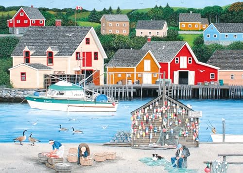 Ravensburger Fisherman's Cove 1000 Teile Puzzle für Erwachsene - 12000306 - Handwerkliches Werkzeug, Made in Germany, jedes Teil zusammen von Ravensburger
