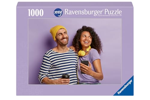 Ravensburger Fotopuzzle - 1000 Teile Puzzle zum Selbstgestalten - personalisierte Fotogeschenke für Kinder und Erwachsene (Verpackung: Pappschachtel Violett, 1000 Teile - Querformat) von Ravensburger