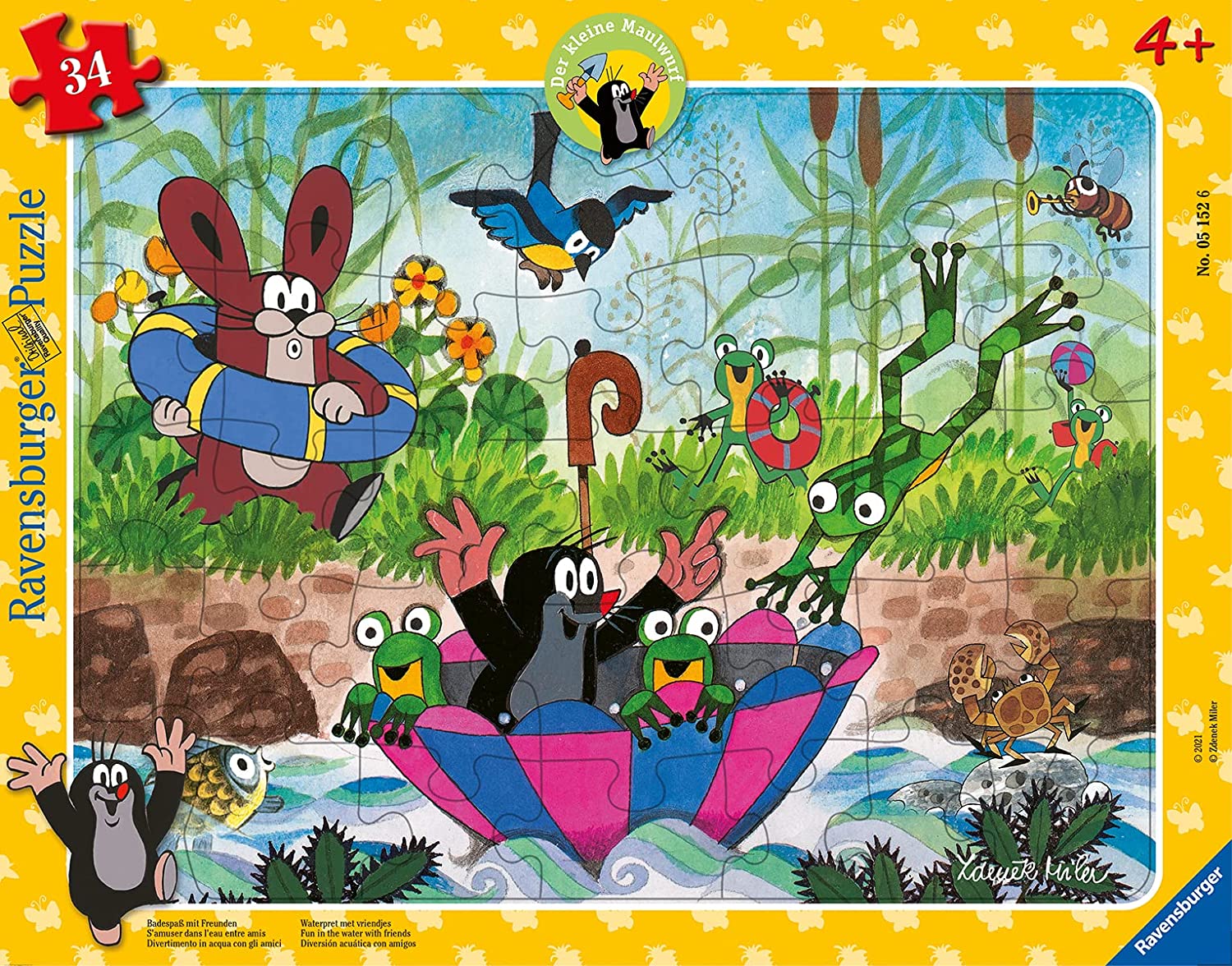 Ravensburger Frame Puzzle - Garden Friends 34 Teile Puzzle Ravensburger-05152 Ravensburger Frame Puzzle - Garden Friends 34 Teile Puzzle Ravensburger-05152 von Ravensburger