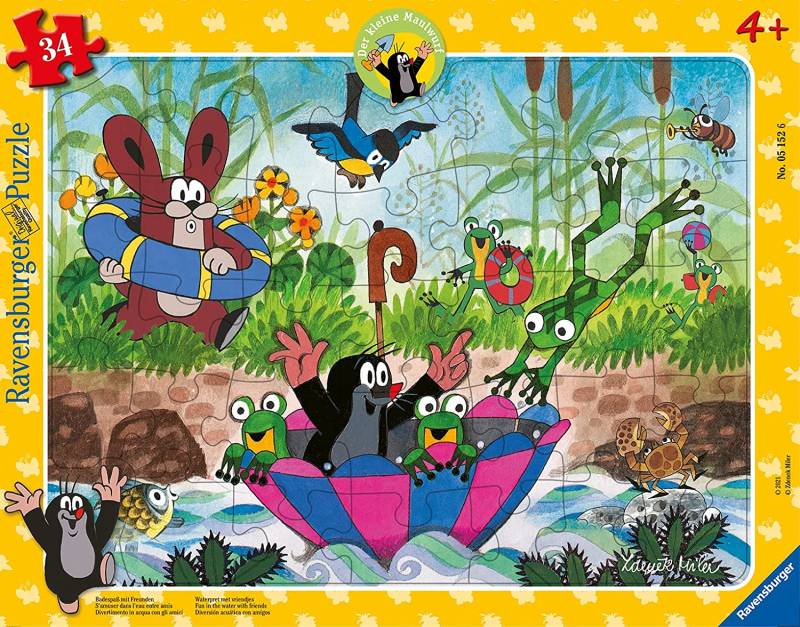 Ravensburger Frame Puzzle - Garden Friends 34 Teile Puzzle Ravensburger-05152 von Ravensburger