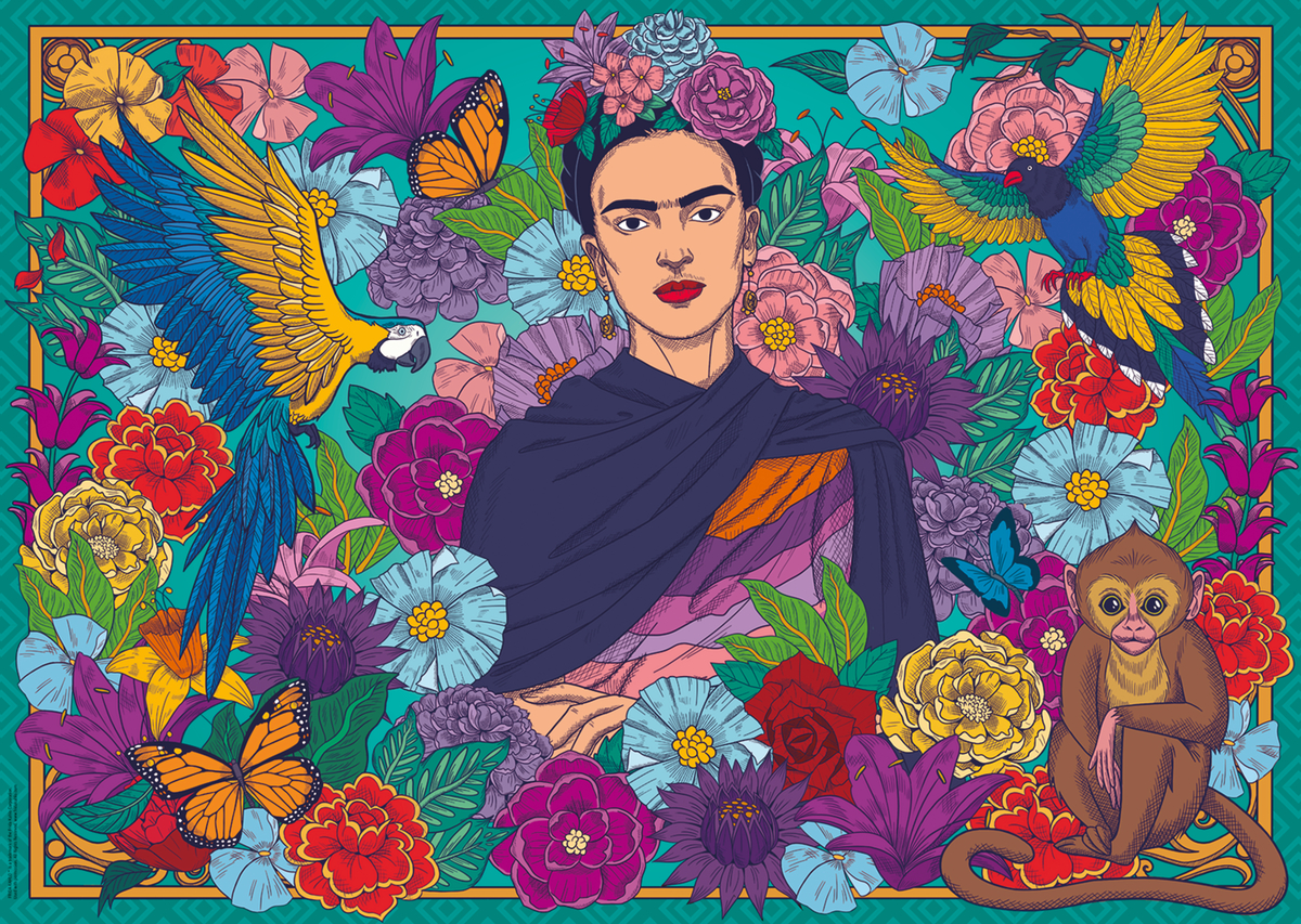 Ravensburger Frida Kahlo's Paradise: Parrot, Monkey and Blooms 1000 Teile Puzzle Ravensburger-01475 Ravensburger Frida Kahlo's Paradise: Parrot, Monkey and Blooms 1000 Teile Puzzle Ravensburger-01475 von Ravensburger