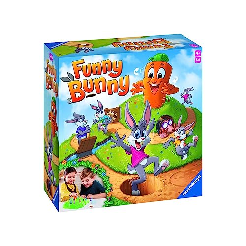 Ravensburger - Funny Bunny, Brettspiele für Kinder 4 Jahre, Spielzeug für Kinder 4 Jahre, Brettspiele für Kinder, Geschenke für Kinder Ravensburger - Funny Bunny, Brettspiele für Kinder 4 Jahre, Spielzeug für Kinder 4 Jahre, Brettspiele für Kinder, Geschenke für Kinder von Ravensburger