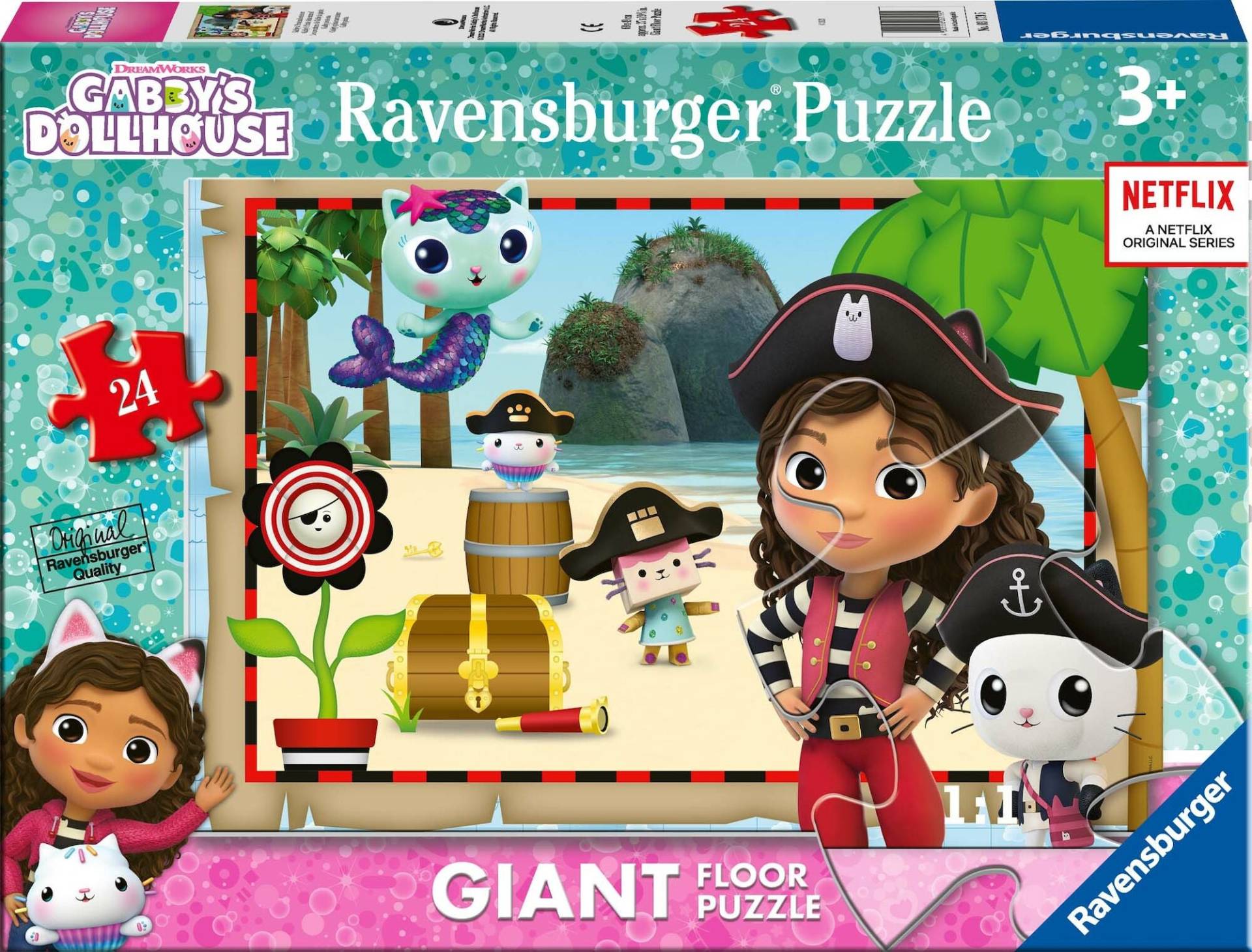Ravensburger Gabby's Dollhouse Mega Bodenpuzzle 24 Teile von Ravensburger