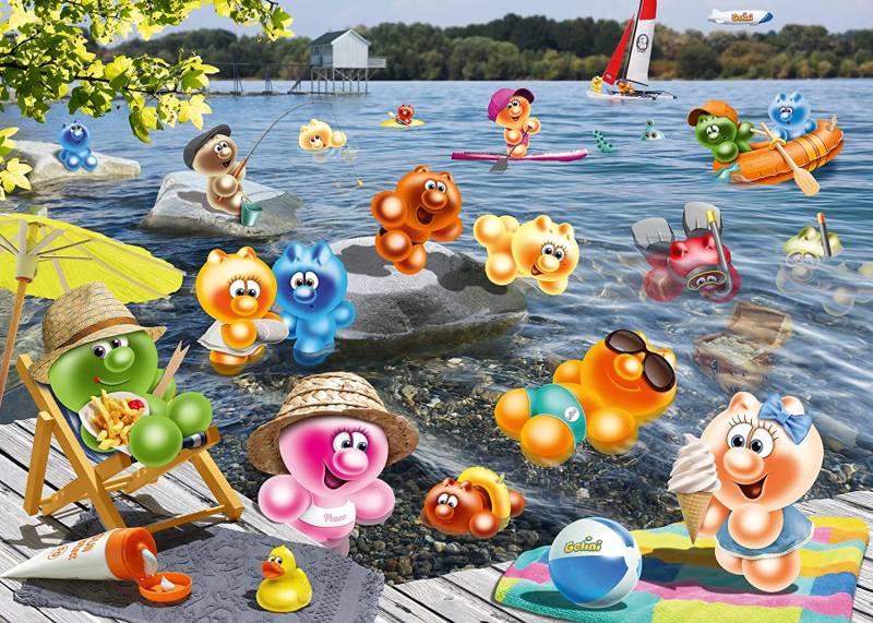 Ravensburger Gelini - Seepicknick 1000 Teile Puzzle Ravensburger-00625 von Ravensburger