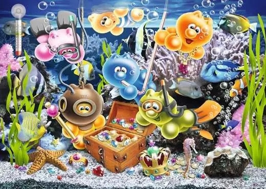 Ravensburger Gelini - Unterwasserspaß 1000 Teile Puzzle Ravensburger-01427 von Ravensburger