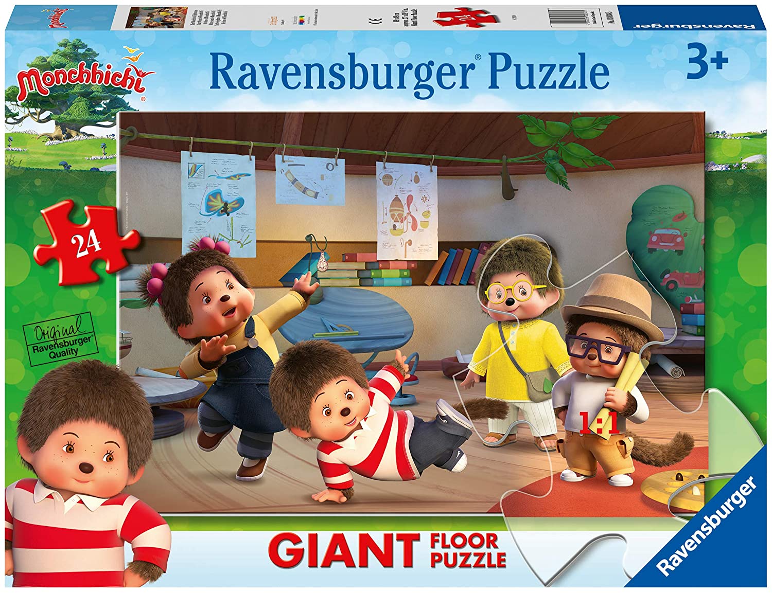 Ravensburger Giant Floor Puzzle - Monchhichi 24 Teile Puzzle Ravensburger-03038 Ravensburger Giant Floor Puzzle - Monchhichi 24 Teile Puzzle Ravensburger-03038 von Ravensburger