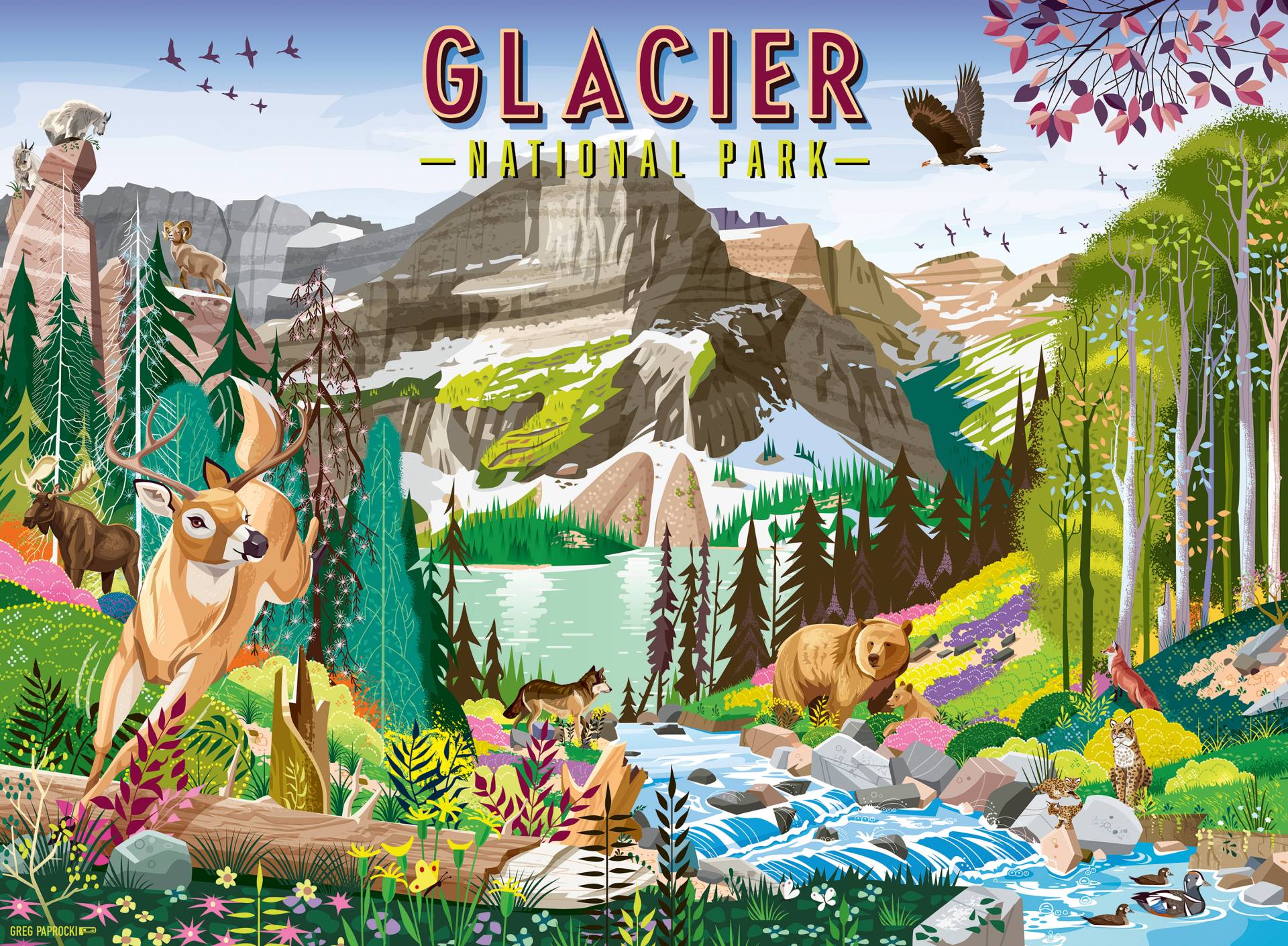 Ravensburger Glacier National Park 500 Teile Puzzle Ravensburger-01887 Ravensburger Glacier National Park 500 Teile Puzzle Ravensburger-01887 von Ravensburger