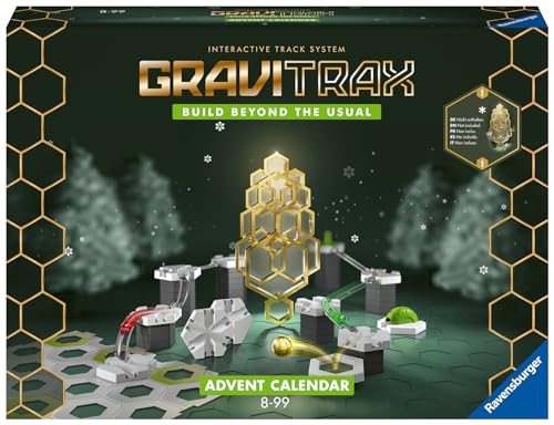 Ravensburger GraviTrax Adventskalender - Ideal für GraviTrax Anfänger und Fans, Konstruktionsspielzeug für Kinder ab 8 Jahren Ravensburger GraviTrax Adventskalender - Ideal für GraviTrax Anfänger und Fans, Konstruktionsspielzeug für Kinder ab 8 Jahren von Ravensburger