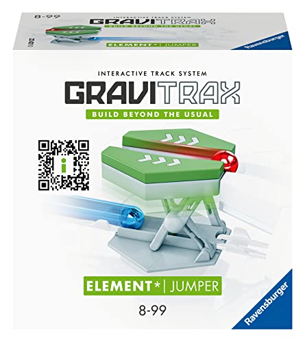 Ravensburger GraviTrax Element Jumper 22421 - GraviTrax Erweiterung für deine Kugelbahn - Murmelbahn und Konstruktionsspielzeug ab 8 Jahren, GraviTrax Zubehör kombinierbar mit allen Produkten von Ravensburger