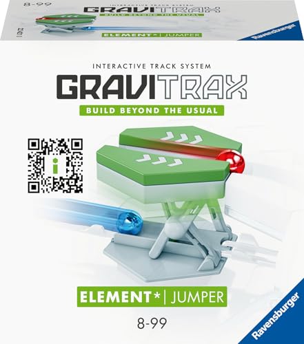 Ravensburger GraviTrax Element Jumper 22421 - GraviTrax Erweiterung für deine Kugelbahn - Murmelbahn und Konstruktionsspielzeug ab 8 Jahren, GraviTrax Zubehör kombinierbar mit allen Produkten von Ravensburger